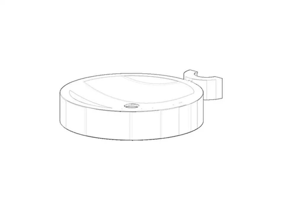 DORNBRACHT Seifenschale für Rohrmontage ERSATZTEILE 05179757200 D. 120 x 25 mm Platin gebürstet, 05179757200-06 Galeriebild 1